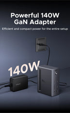 14-in-1 USB-C Triple Display Docking Station with 140W Power Delivery