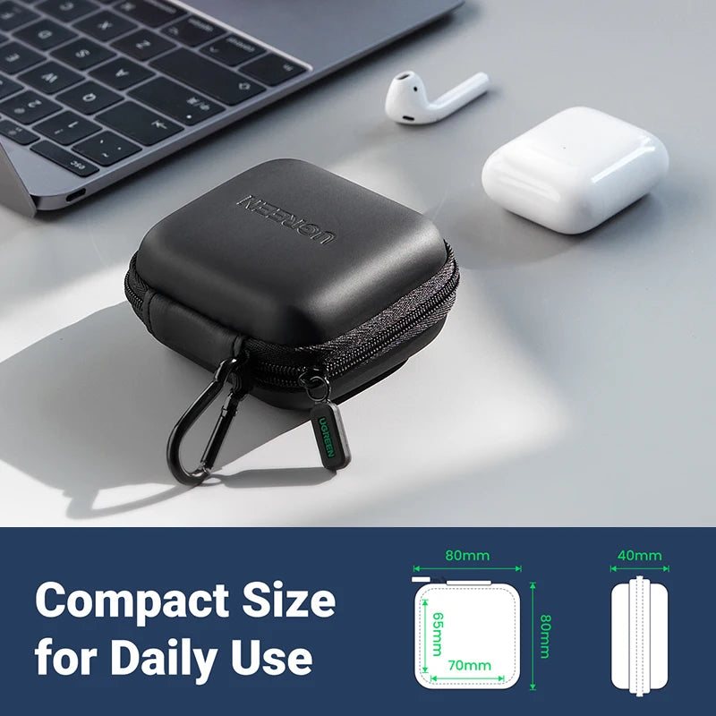 Hard Shell Protective Carrying Case for Earbuds and Small Electronics - 5