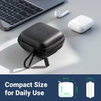 Hard Shell Protective Carrying Case for Earbuds and Small Electronics