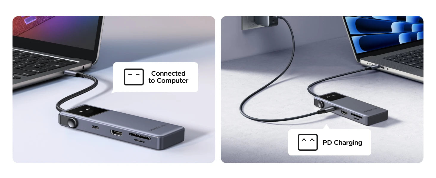8-in-1 USB-C Hub with 4K HDMI and 100W Power Delivery - 9