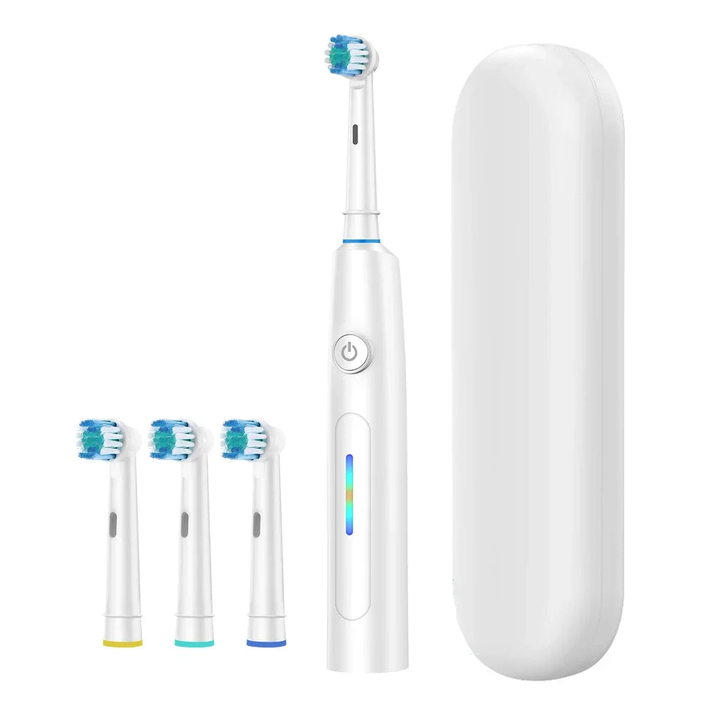 3D Rotating Electric Toothbrush for Adults with 5 Cleaning Modes