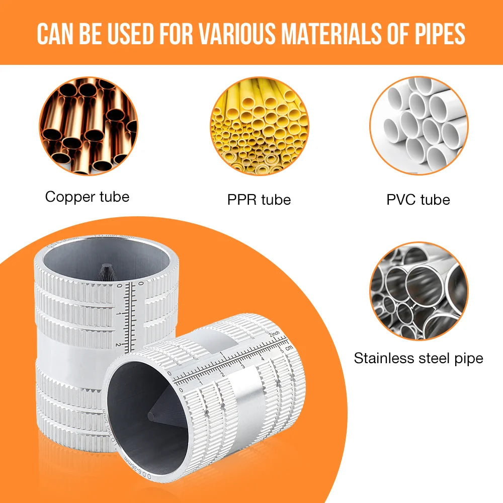 Professional Pipe Reamer and Deburring Tool for Metal and PVC Pipes - 7