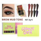 8-Color Cream Blush and Highlighter Makeup Palette