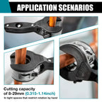 Ratcheting Pipe Cutter Tool for Copper and Stainless Steel 8-29mm