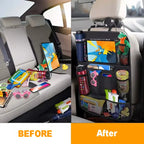Car Seat Back Organizer with Tablet Holder and Storage Pockets