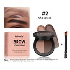 Two-Color Eyebrow Powder Duo for Natural Brows and Contouring