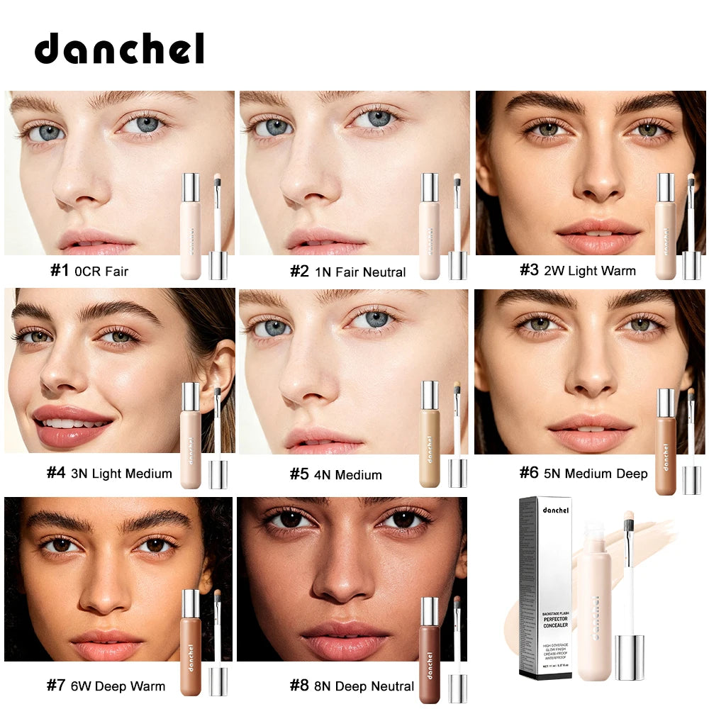 Full Coverage Waterproof Liquid Concealer for Face and Body - 2