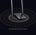 AXE5400 WiFi 6E USB 3.0 Tri-Band Wireless Adapter for PC