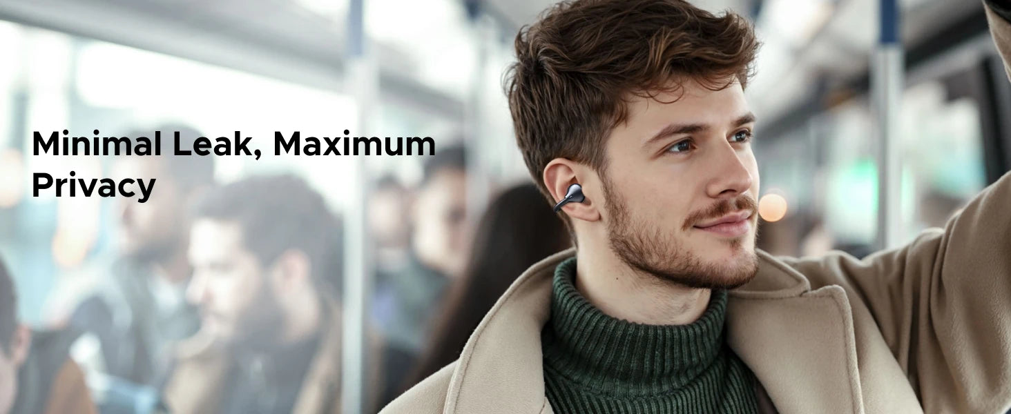 Open-Ear Bluetooth 6.0 Wireless Clip-On Earbuds - 20