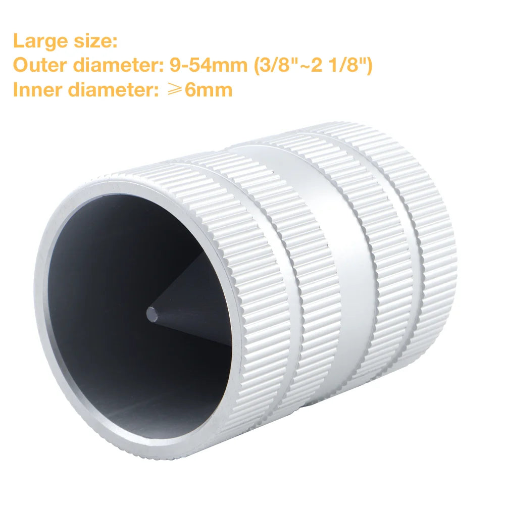 Handheld Pipe Deburring and Reaming Tool for Copper and PVC