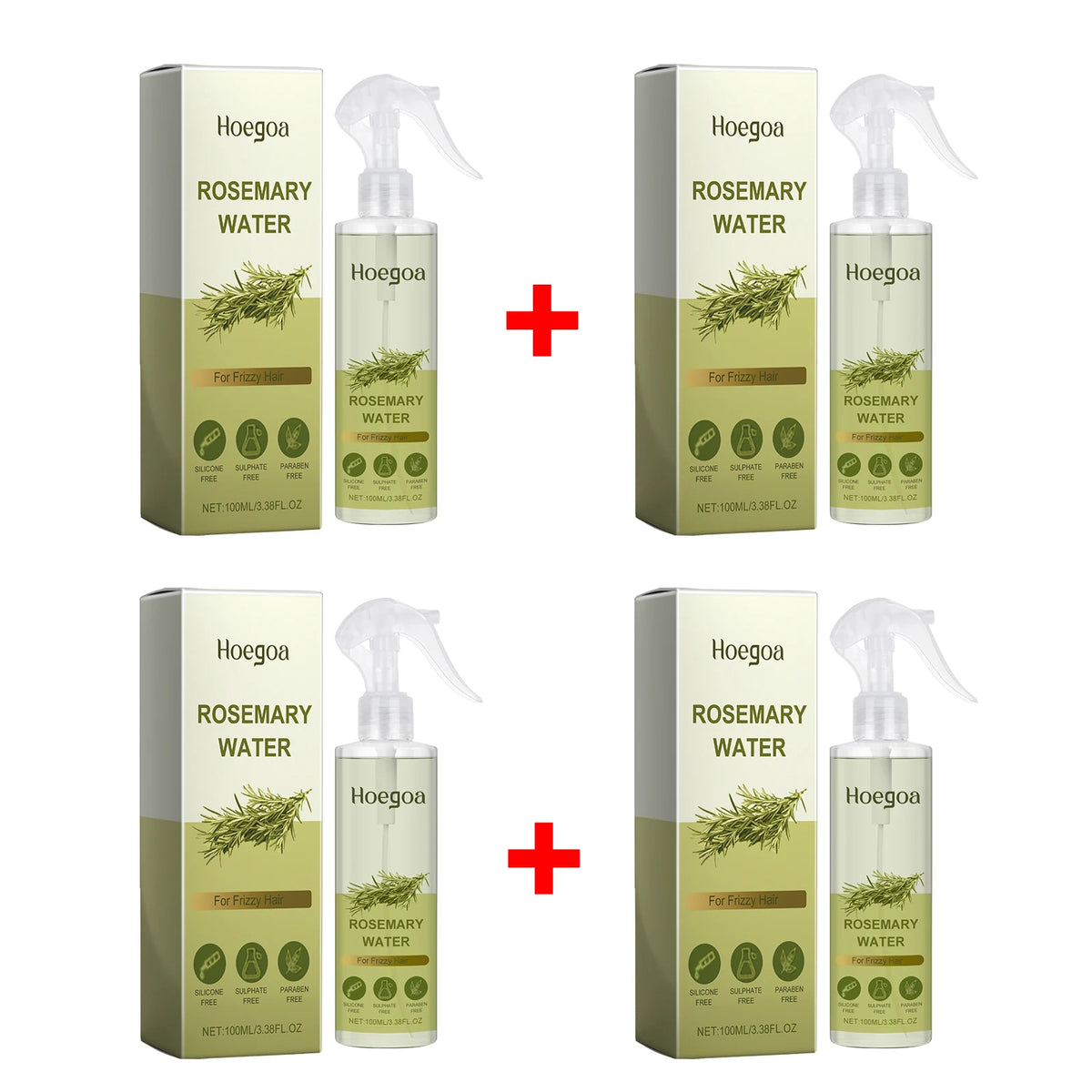 Rosemary Strengthening Hair Spray for Oil Control and Frizz