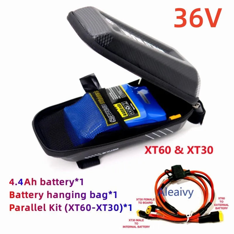 36V Electric Scooter Battery Expansion Pack with Carrying Bag - 17
