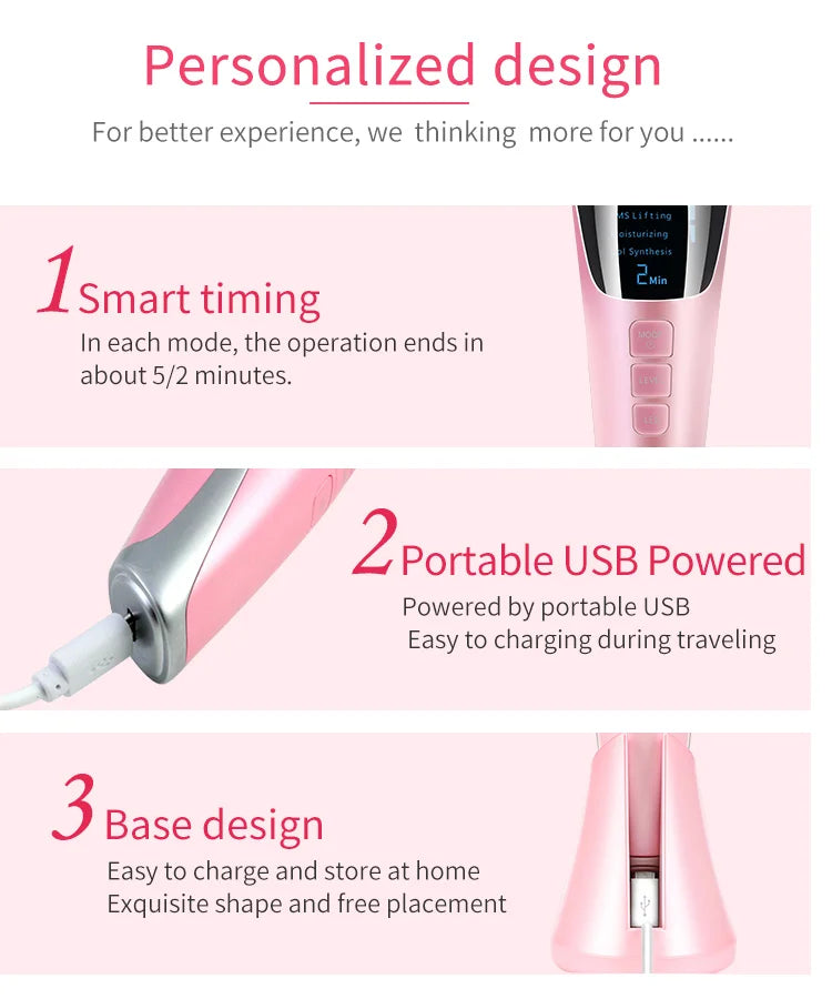 5-in-1 Micro-Current Facial Rejuvenation and Tightening Device - 15