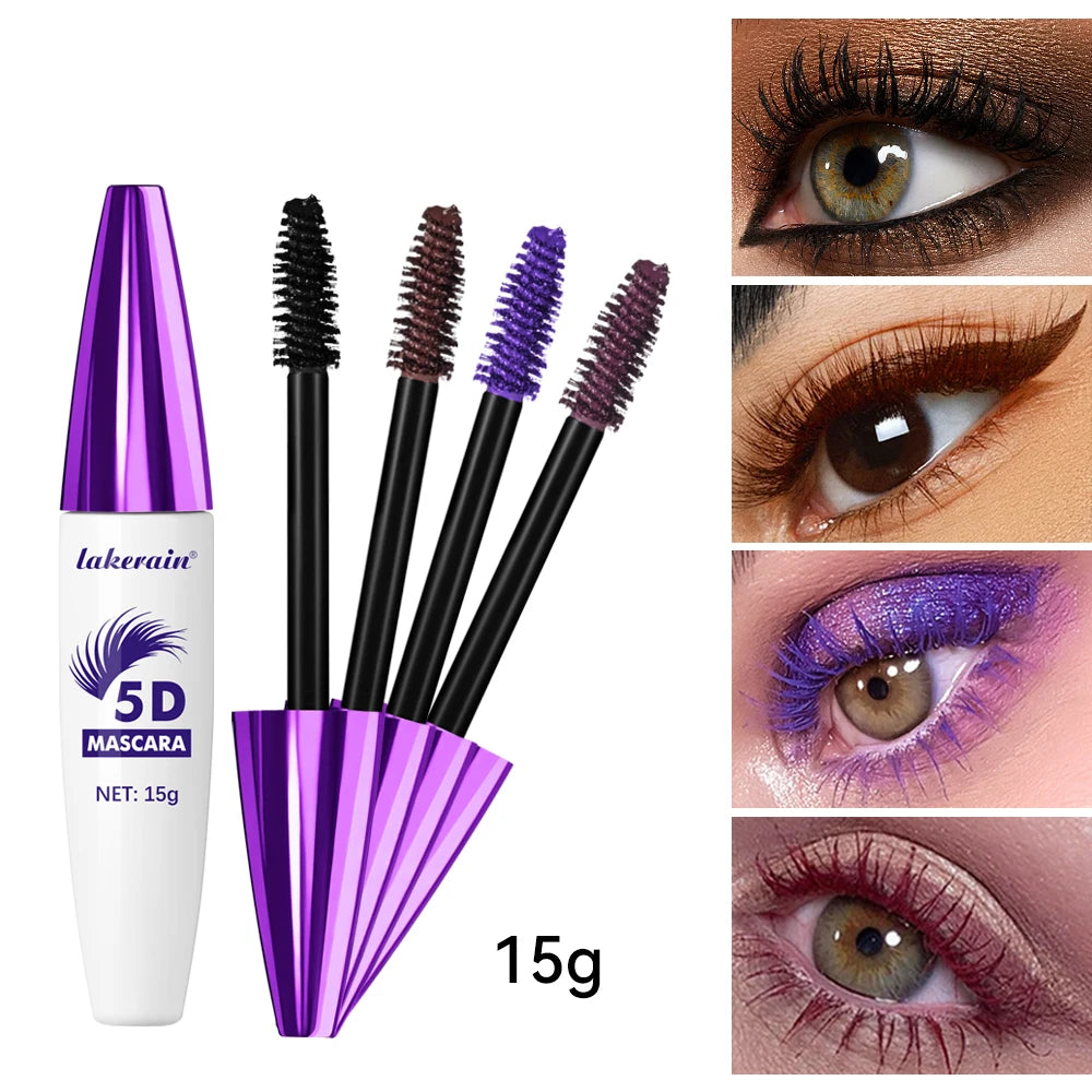 5D Waterproof Lengthening and Volumizing Eyelash Mascara