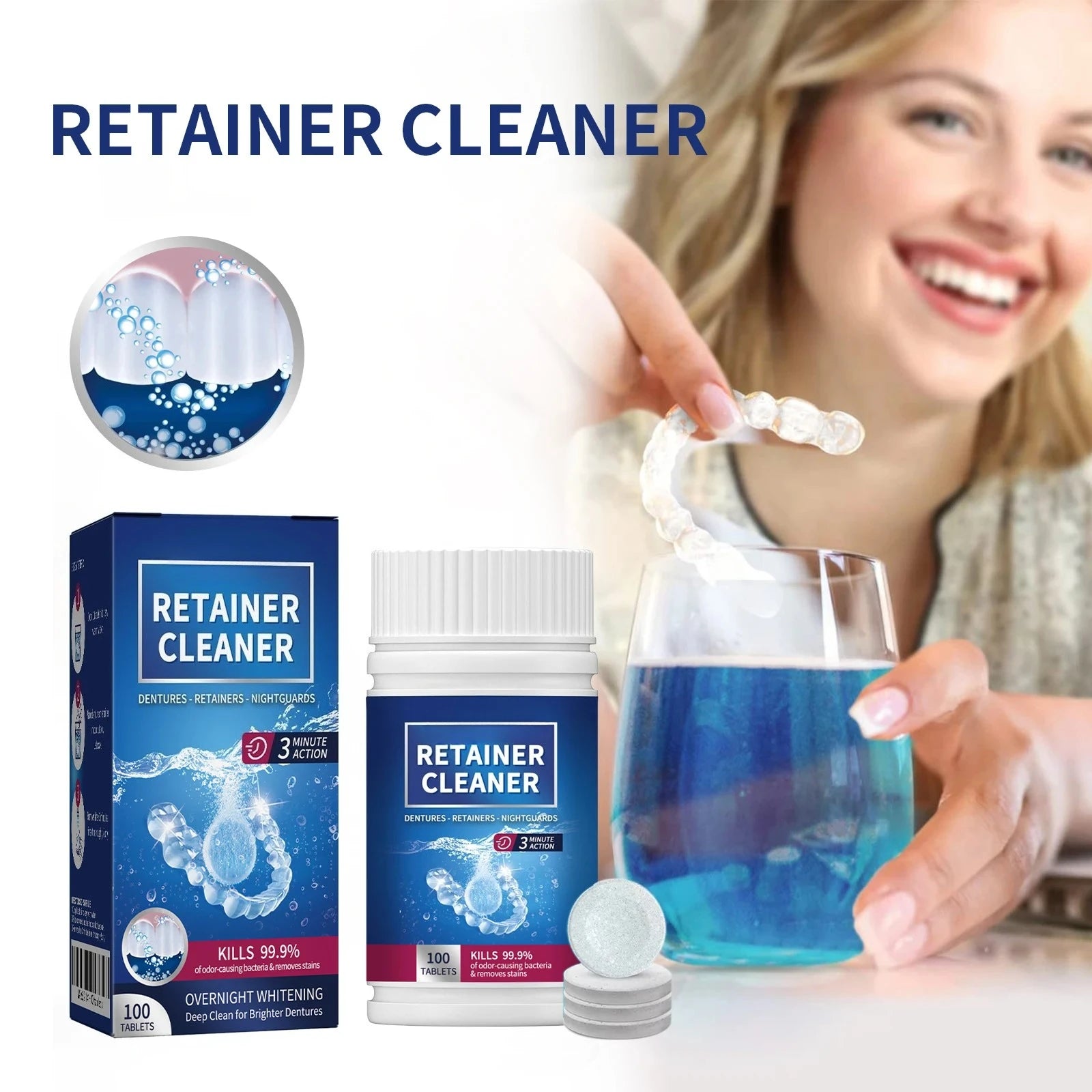 Denture and Retainer Cleaning Tablets - 1