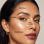 4-Color Highlighting and Contouring Face Makeup Palette