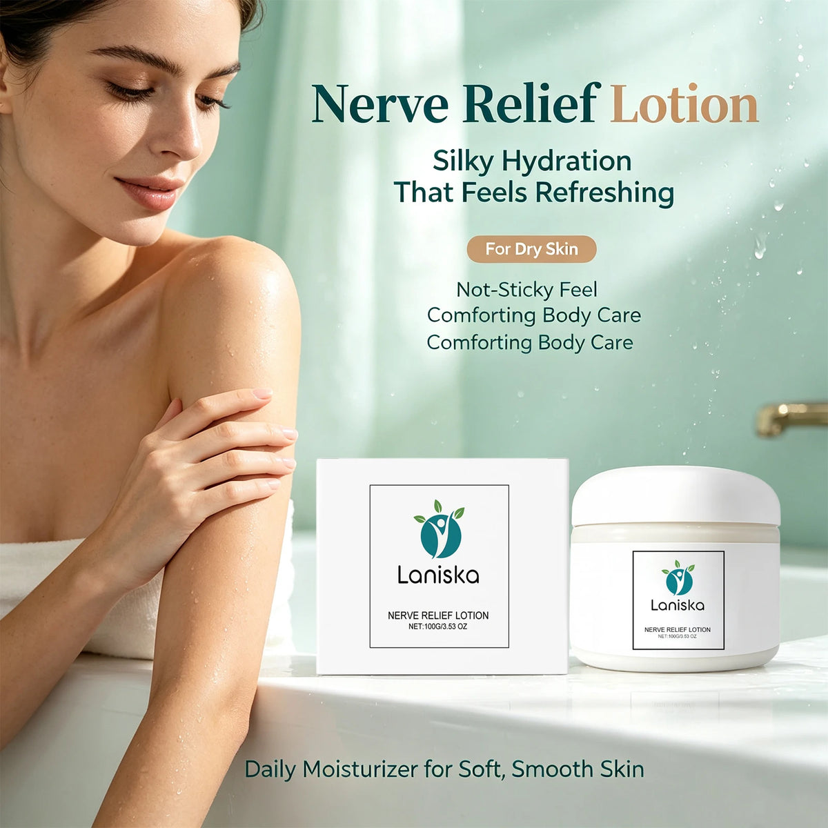 Soothing Nerve Relief Lotion for Tired Body Skin