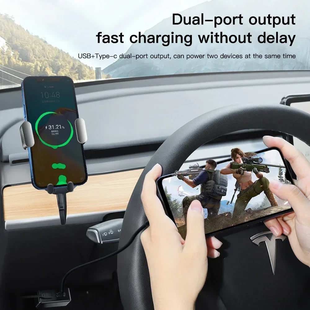 48W OBD Port Fast Charger for Tesla Model 3 Y X S - 3