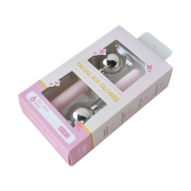 Stainless Steel Cooling Facial Globes for Puffiness and Skincare