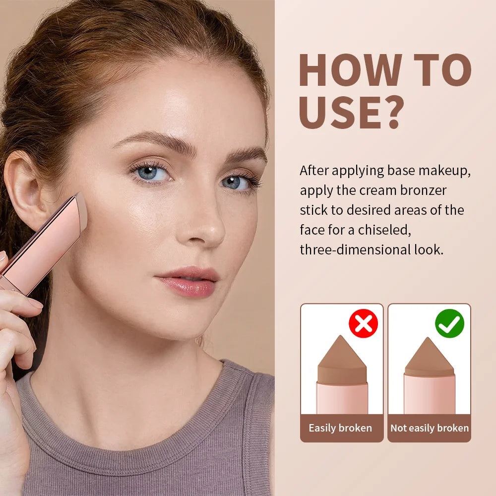 2-in-1 Cream Bronzer and Contour Stick