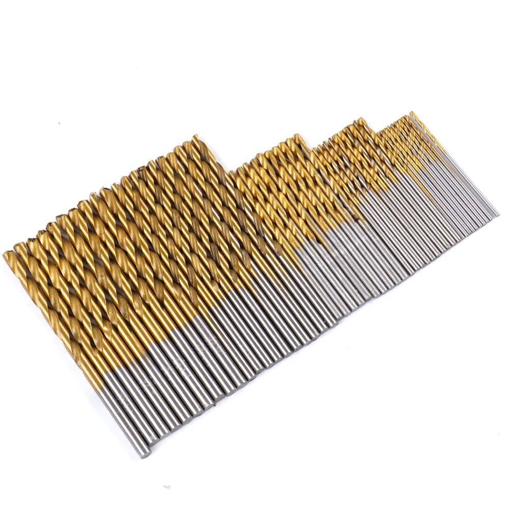 Titanium Plated Twist Drill Bit Set for Woodworking and DIY - 3