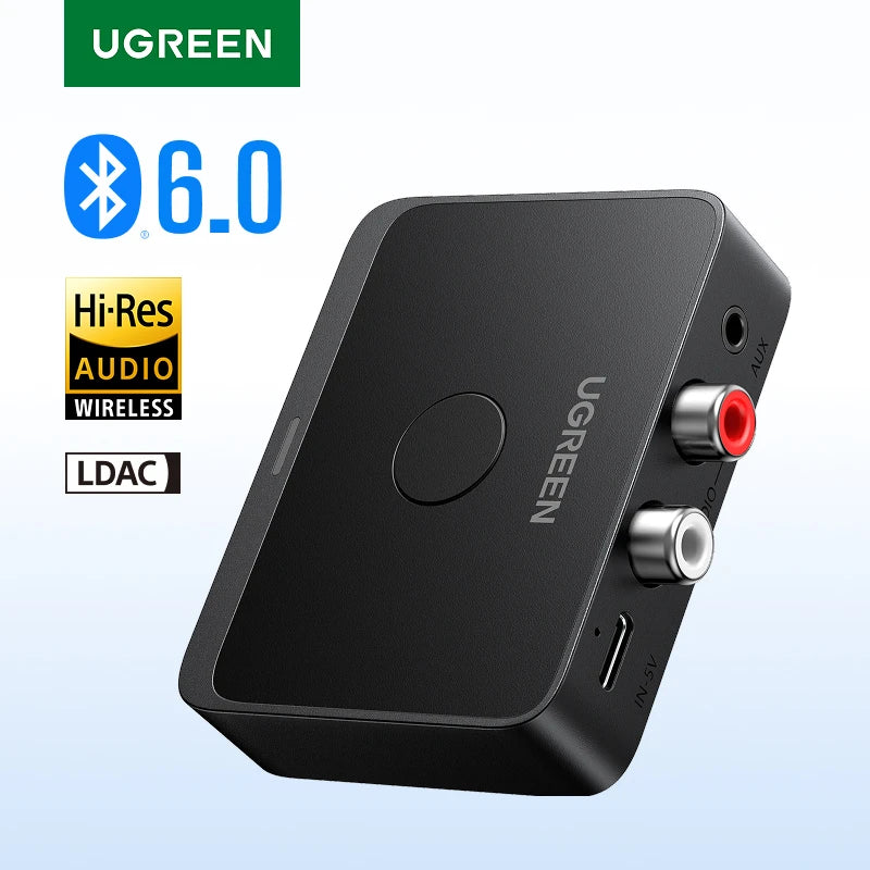 Bluetooth 5.3 Receiver with LDAC Hi-Res Wireless Audio Adapter - 1