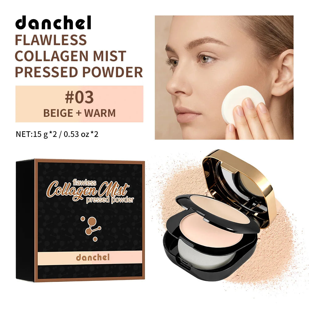 Double Layer Oil Control Pressed Powder for Matte Finish