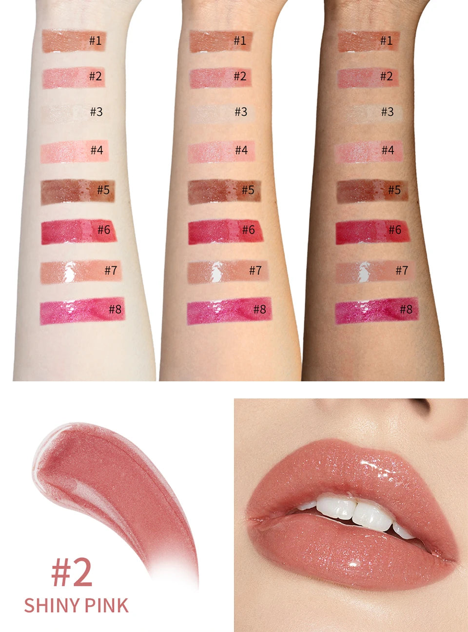 Hydrating Shimmer Lip Gloss for Plump and Moisturizing Finish