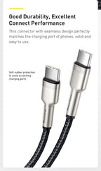 100W USB-C to USB-C Fast Charging and Data Cable