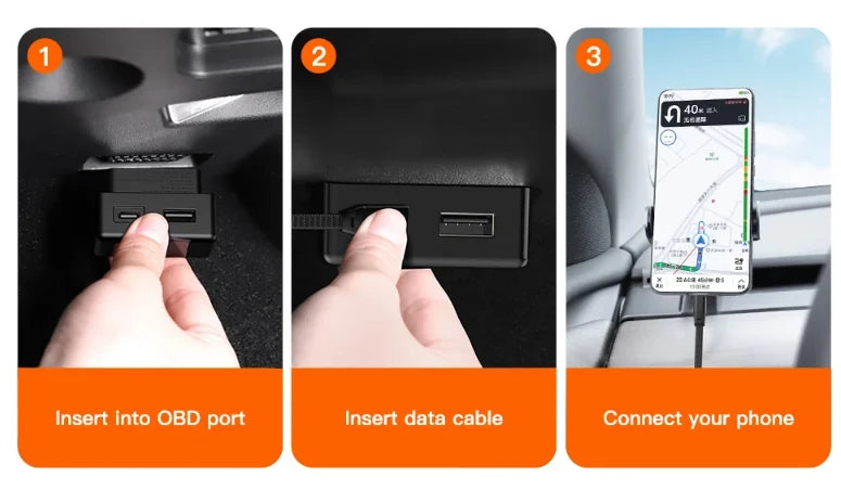 48W OBD Port Fast Charger for Tesla Model 3 Y X S