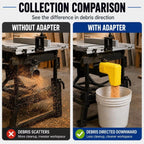 2.05-Inch Table Saw Dust Collection Adapter
