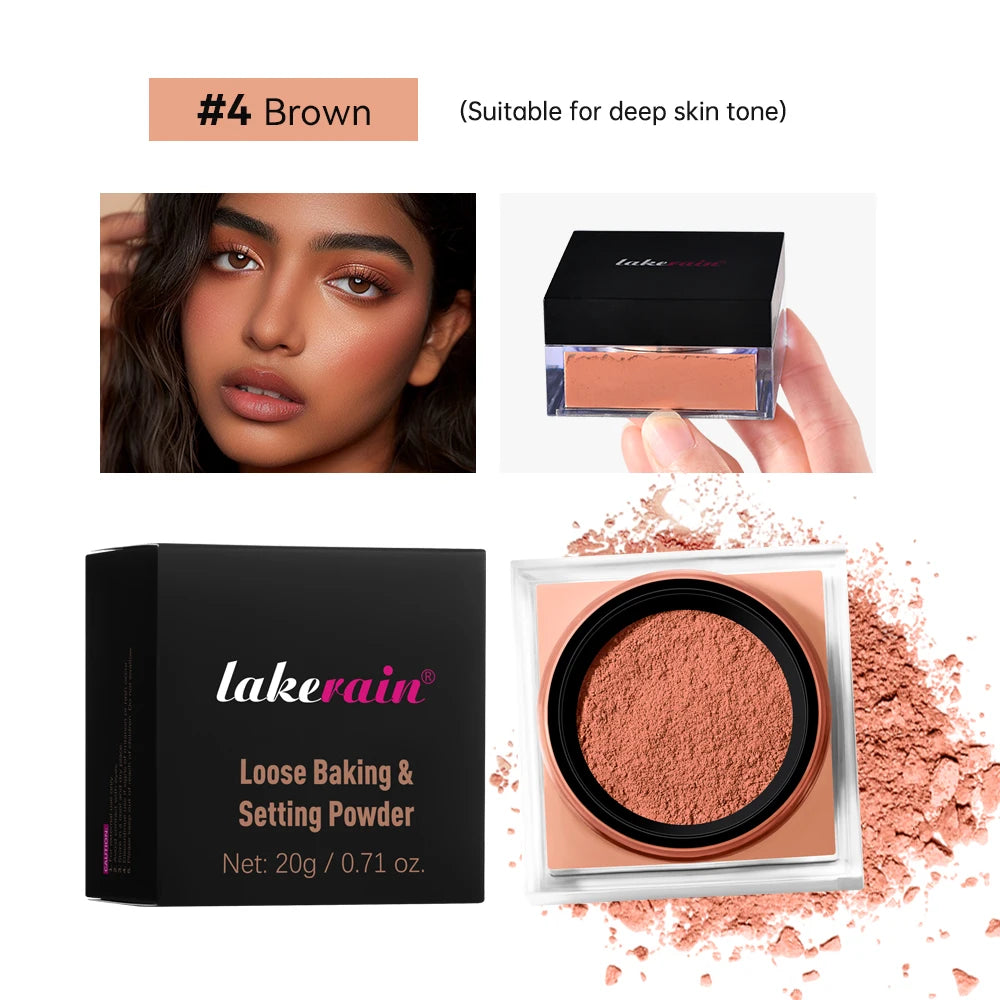Matte Finish Loose Setting Powder for Oil Control