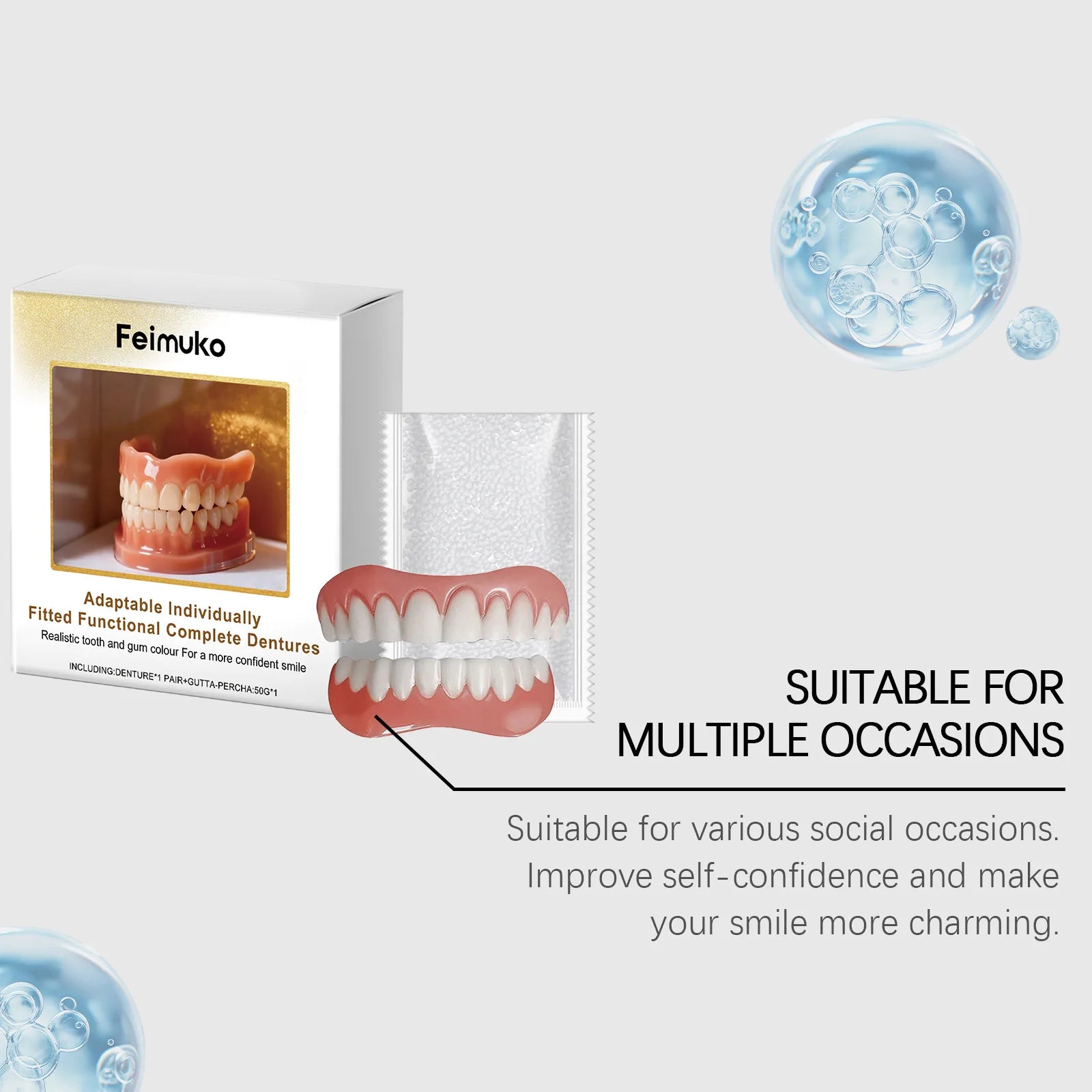 Custom Fit Cosmetic Denture Set for a Confident Smile - 15