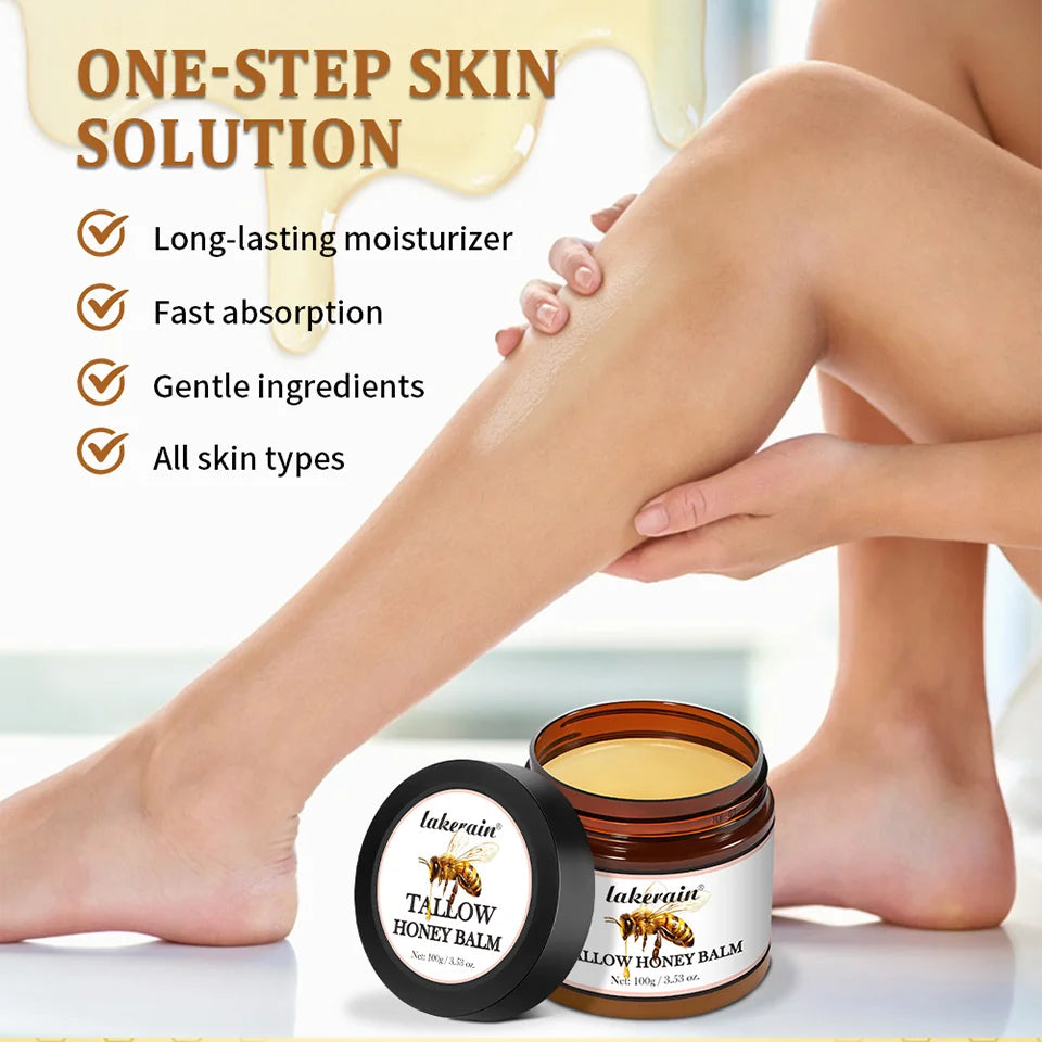 Whipped Beef Tallow and Honey Moisturizing Face and Body Balm - 11
