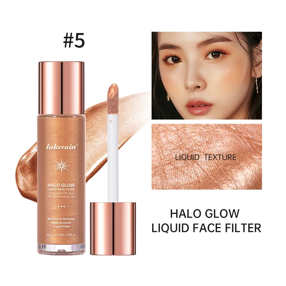 Liquid Glow Face Highlighter and Illuminating Filter