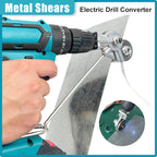 Electric Drill Plate Cutter Attachment Metal Sheet Nibbler Cutter