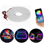 12V 4 Meter RGB LED Trunk Ambient Light Strip with App Control