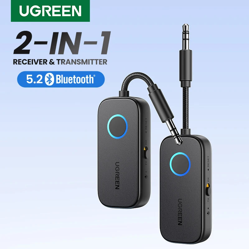 2-in-1 Bluetooth 5.2 Audio Transmitter and Receiver Adapter - 1