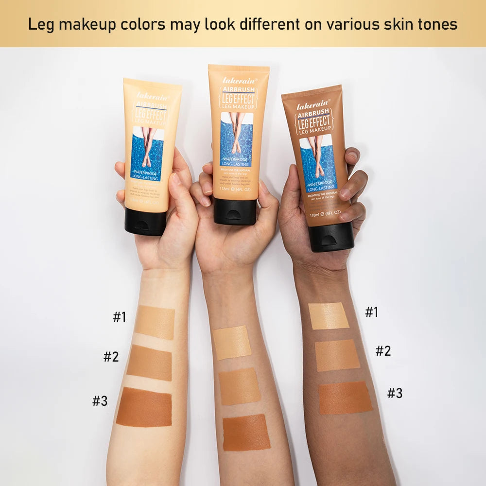 Waterproof Leg Makeup Foundation with Application Glove