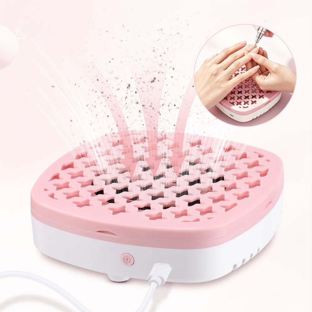 USB-Powered Nail Dust Collector with Washable Filter