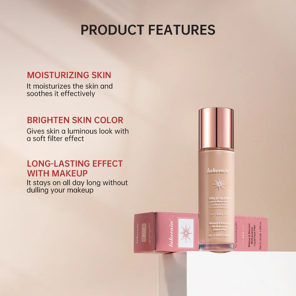 Liquid Glow Face Highlighter and Illuminating Filter - 2