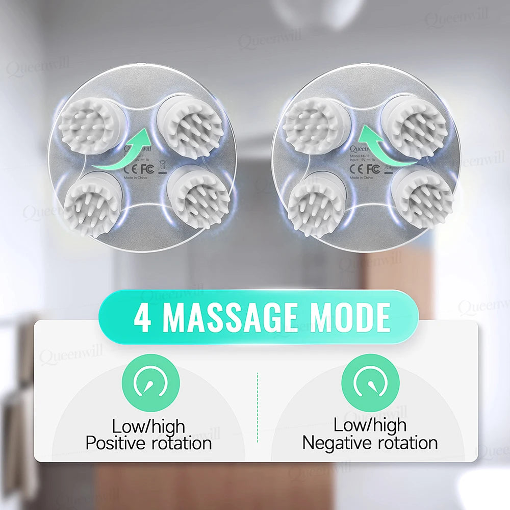 Portable Electric Water Flosser and Scalp Massager Set - 33