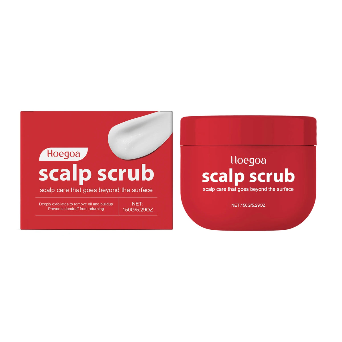 Deep Cleansing Exfoliating Scalp Scrub for Dandruff and Oily Hair