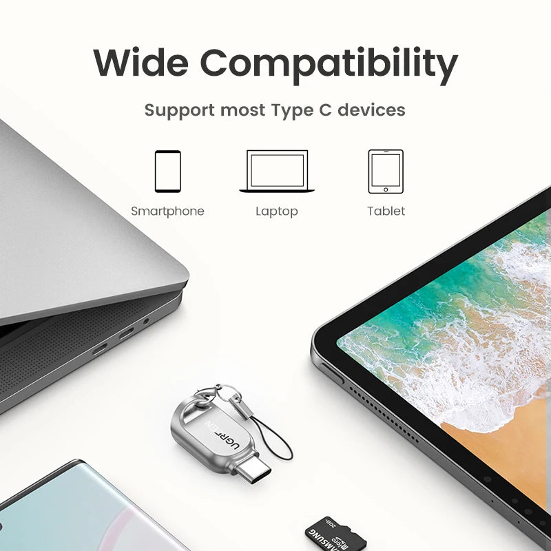 USB-C to Micro SD Card Reader Adapter - 5