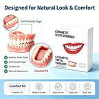Comfortable Silicone Denture Set for Daily Oral Care