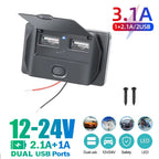 3 or 4 Port USB PD and QC3.0 Fast Charging Socket with LED Display