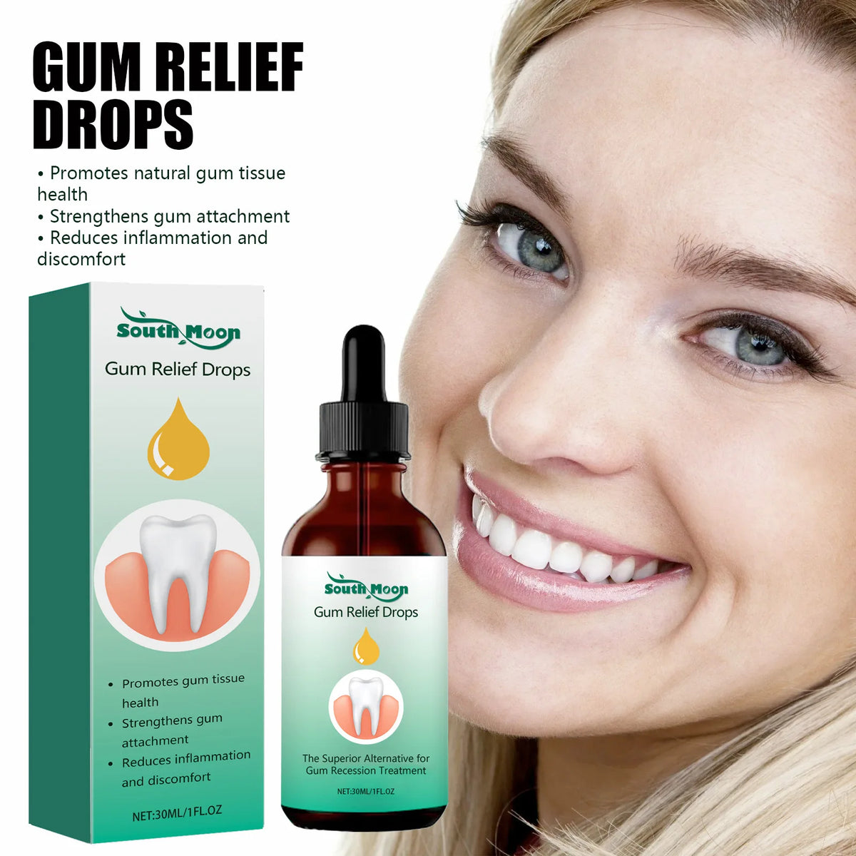 Herbal Gum and Toothache Relief Drops
