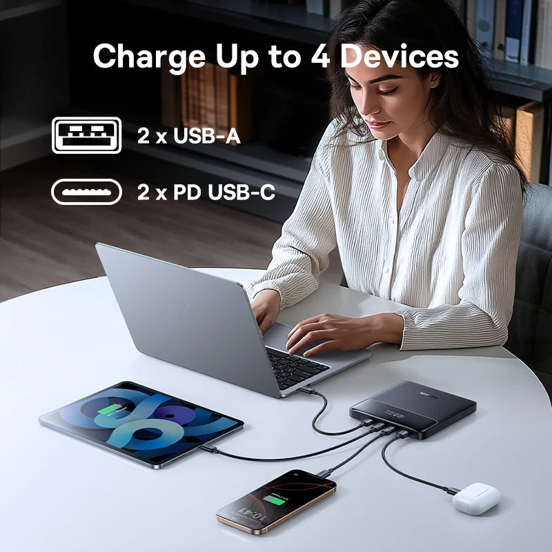 100W Fast Charging 20000mAh Portable Laptop Power Bank