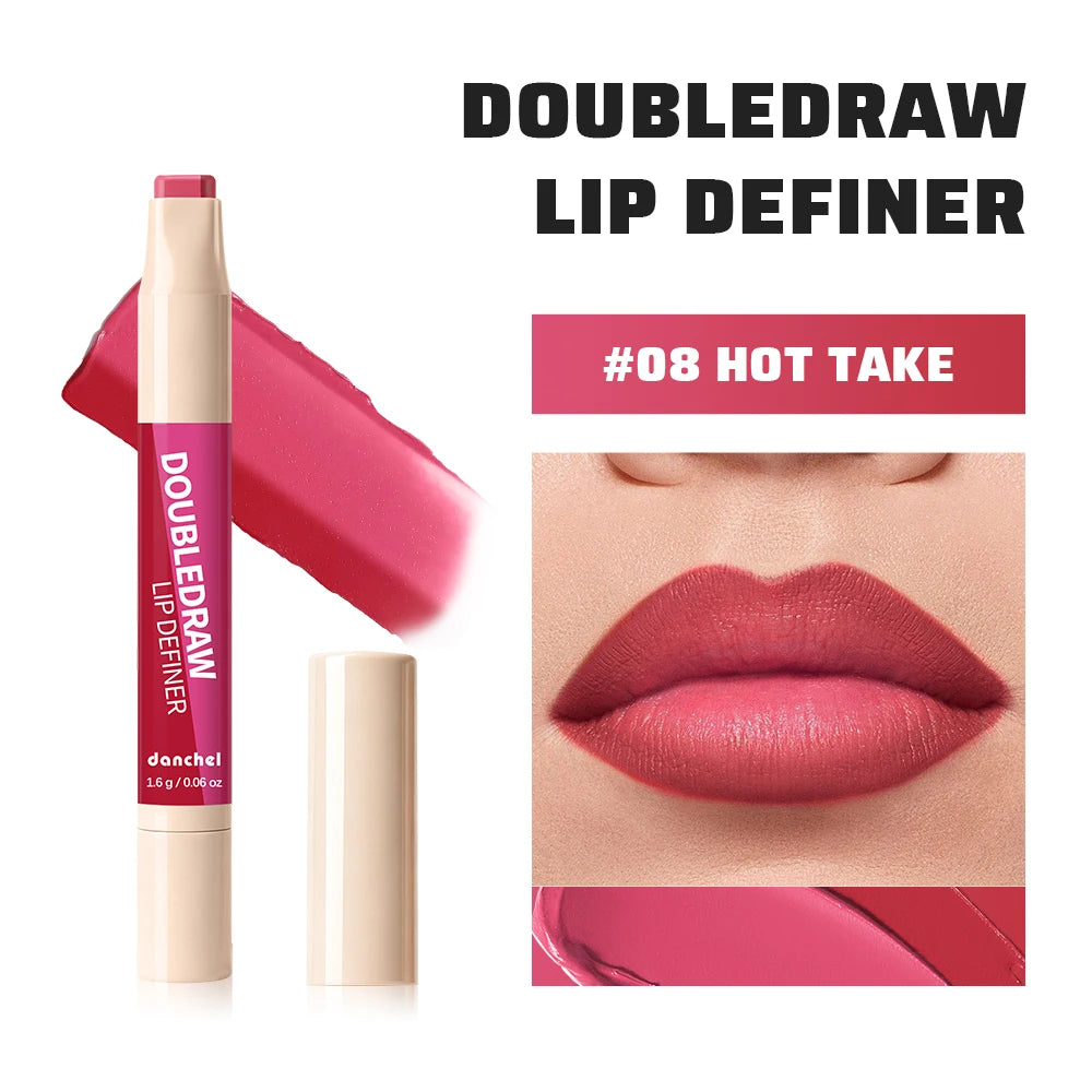 2-in-1 Dual Ended Lip Contour Liner and Hydrating Matte Gloss