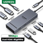 7-in-1 USB-C Hub with Dual 4K 60Hz HDMI and 100W Charging